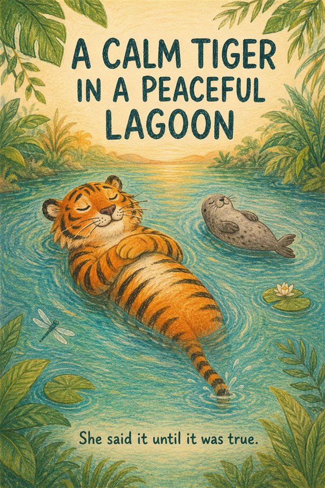 Cover: A Calm Tiger In A Peaceful Lagoon