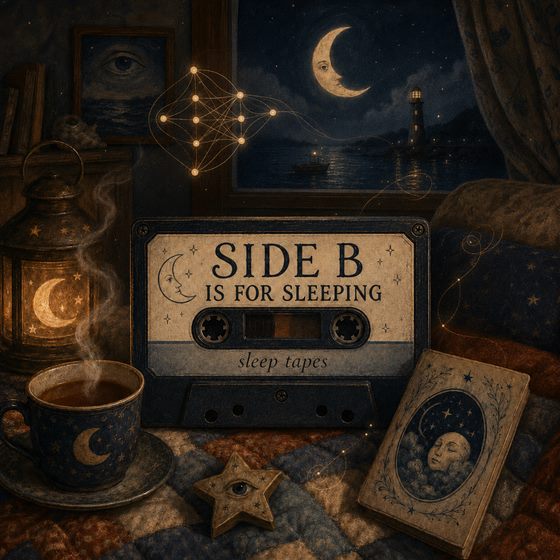 Cover: Side B Is For Sleeping, the sleep tapes